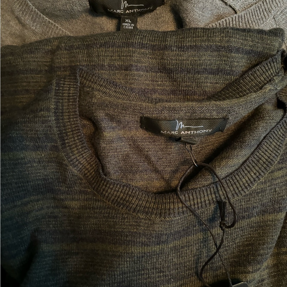 Marc Anthony sweaters and shirts. 1 sweater XXL/1 shirt XXL. All others are XL